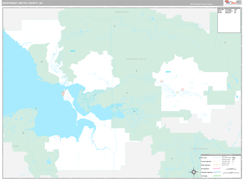 Northwest Arctic Borough (County), AK Digital Map Premium Style